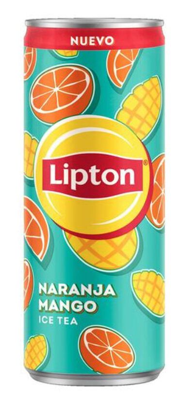 Refresco te Lipton 330ml Naranja-Mango