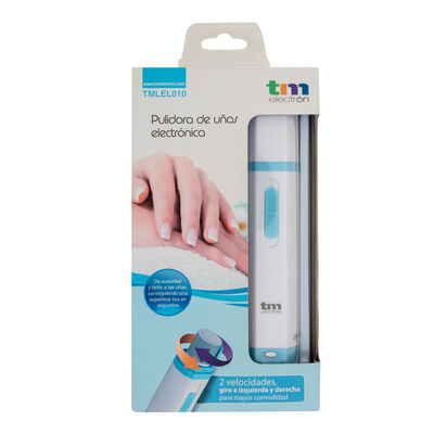 Pulidora de uñas a pilas Tm Electron con dos velocidades