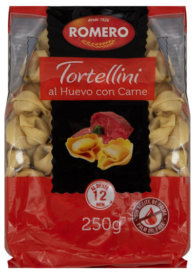 Tortellini al huevo con carne Romero 250g