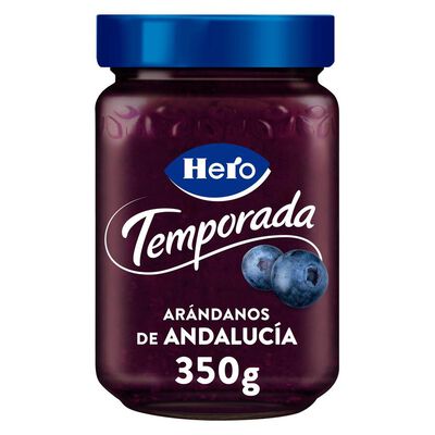 Mermelada temporada de arándanos de Andalucía Hero 350g