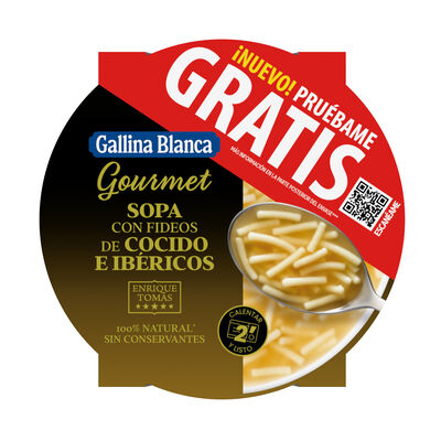 Sopa gallina blanca gourmet cocido con fideos Gallina Blanca 300g