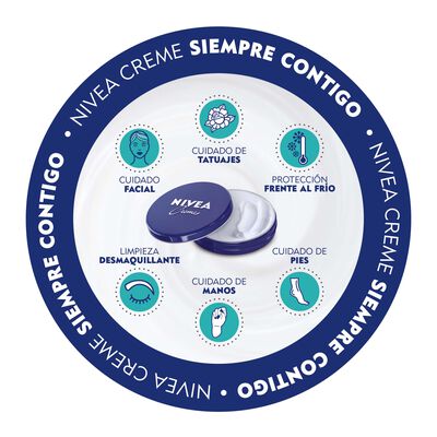 Crema corporal Nivea lata 250ml para todo tipo de piel