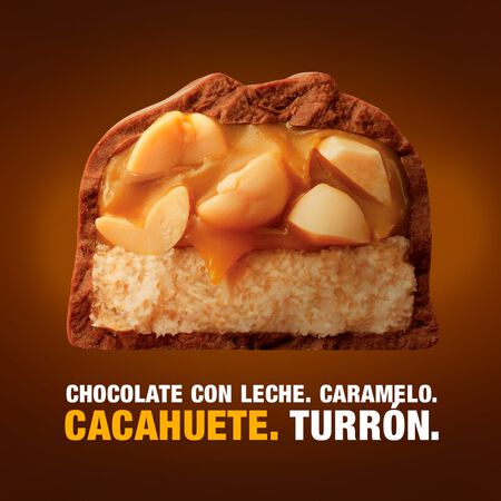 Chocolatina Snickers 3u rellena de crema de cacahuete