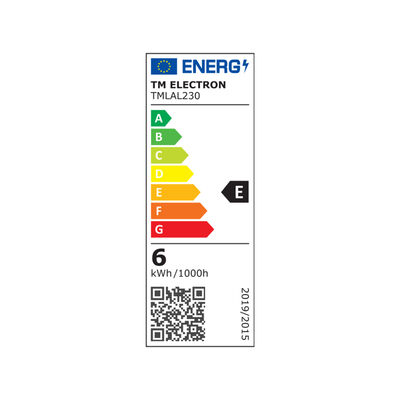 Bombilla Led vela e14 filamento TM c35 6W c&aacute;lida