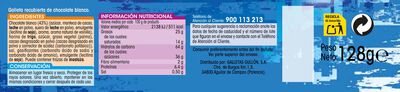 Galletas de chocolate blanco Alipende 128g
