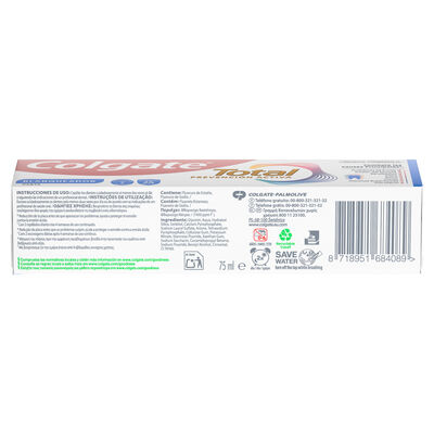 Pasta dental Colgate 75 ml total blanqueador