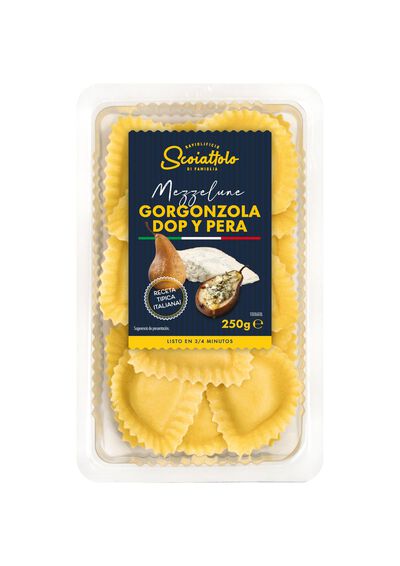Ravioli con gorgonzola dop y pera Scoiattolo 250g