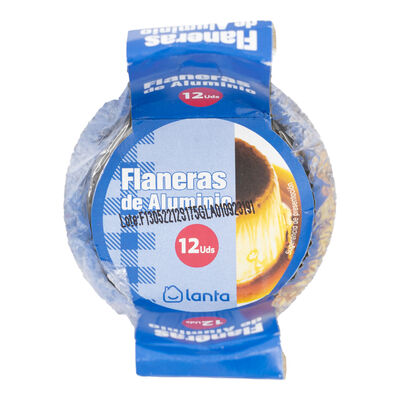 Flaneras de aluminio Lanta 12 uds