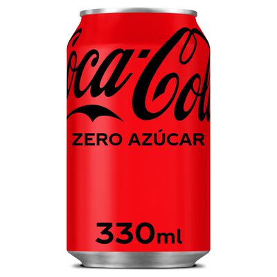 Refresco cola Coca-Cola lata 33cl zero