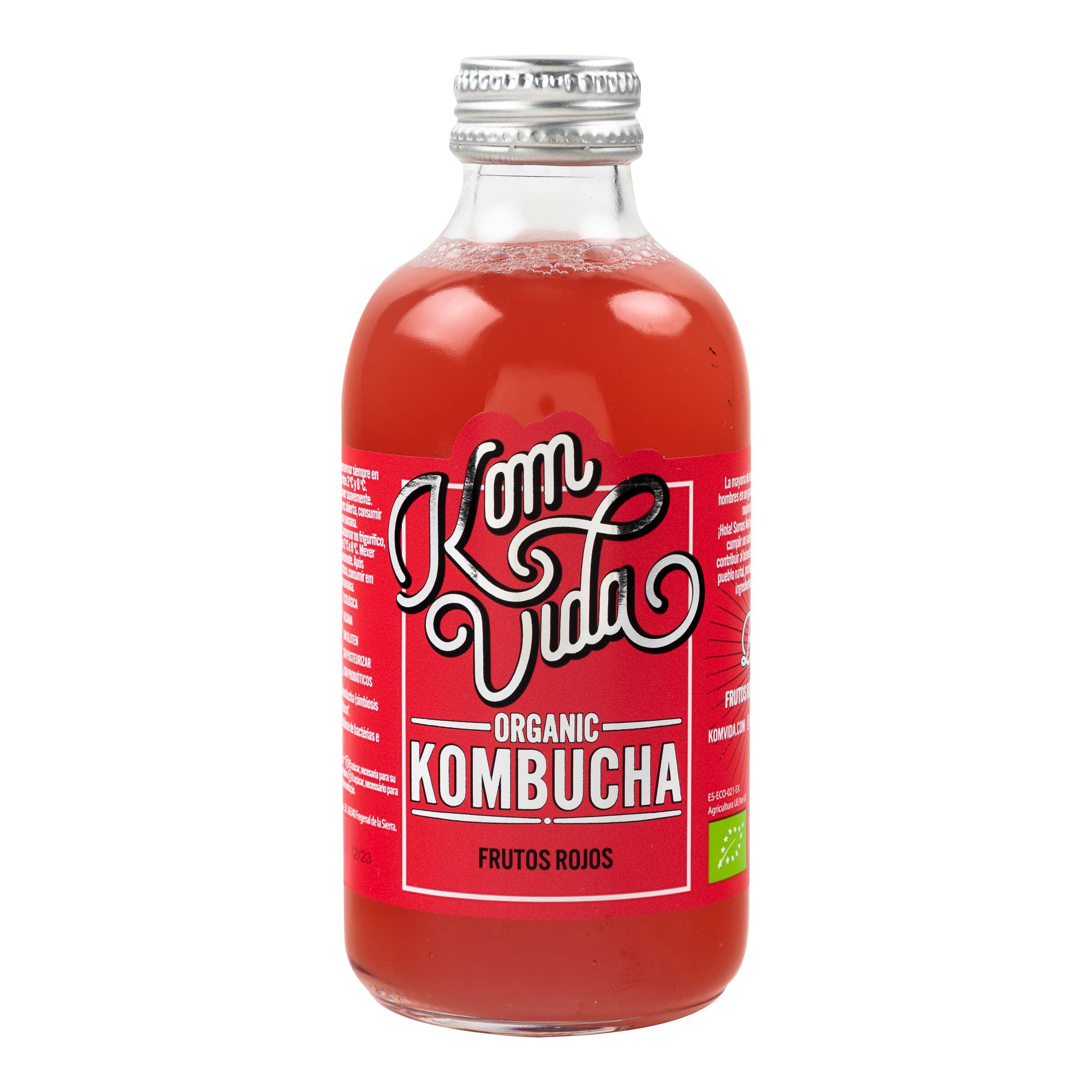 Kombucha Komvida 250ml frutos rojos
