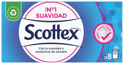 Pañuelos Scottex 8 uds super suaves