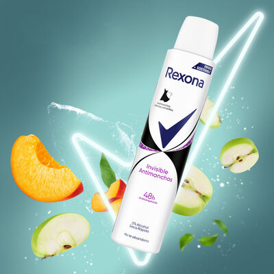 Desodorante spray Rexona 200ml invisible black&white sin alcohol