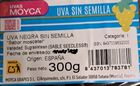 Uva Negra 300g sin semilla estilo moscatel