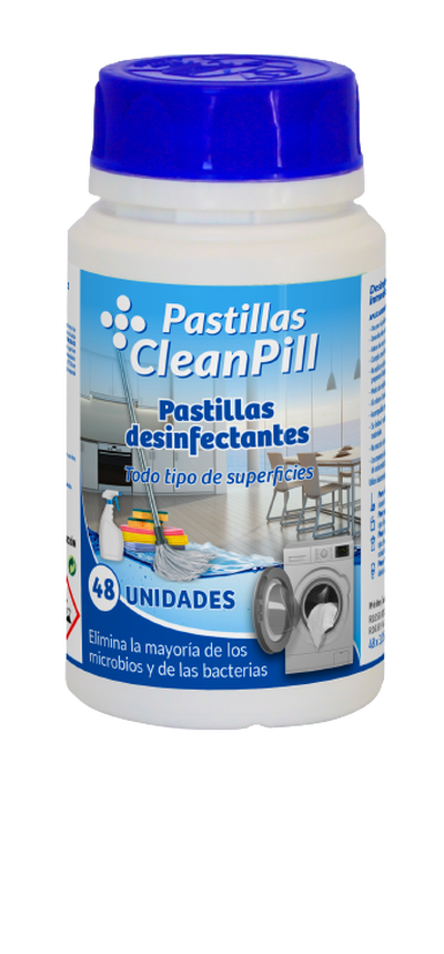 Pastillas Desinfectante Multiusos  Cleanpill 48U
