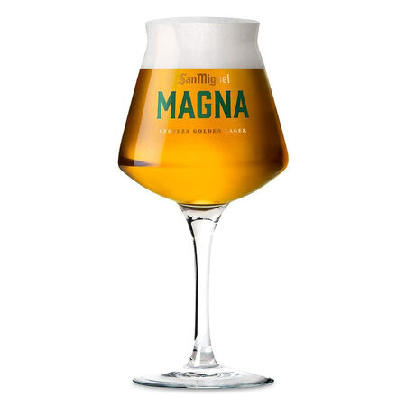 Cerveza rubia especial San Miguel Magna lata 33cl