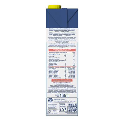 Bebida l&aacute;ctea desnatada con col&aacute;geno vita calcio Puleva 1l