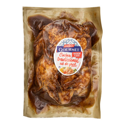 Pollo asado entero gourmet granja Aproximadamente 1,1kg