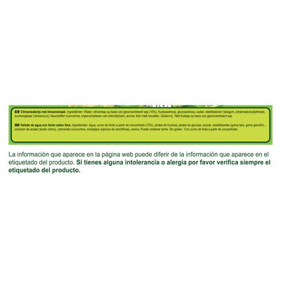 Helado Calippo Frigo lima-lim&oacute;n 5 uds