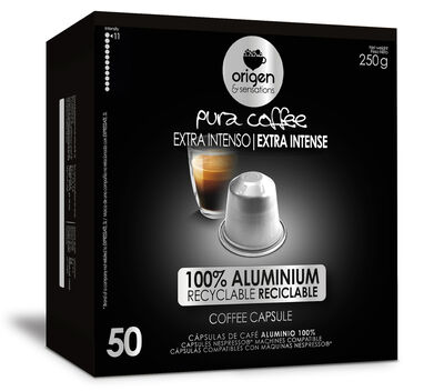 Café extra intenso Origen&Sensations 50 cápsulas