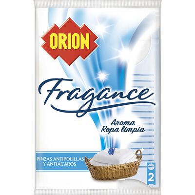 Antipolilla Pinza Orion 2 Unidades Ropa Limpia