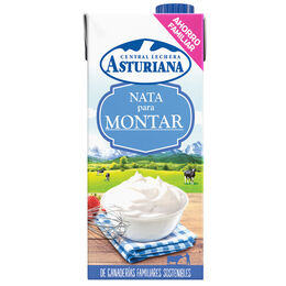 Nata para montar 38% ASTURIANA, brik 1 litro