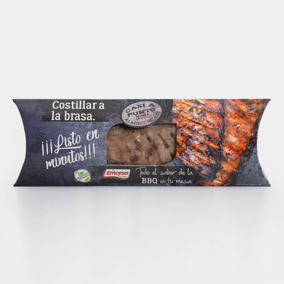 Costilla a la brasa trozo Emcesa 350g