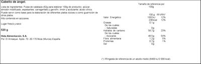 Cabello de angel Hida 520g lata