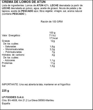 Paté de Atún La Piara P2+1
