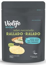 Preparado alimenticio rallado mozzarella vegano Violife 200g