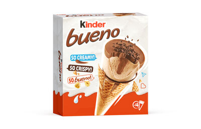 Helado cono Kinder Bueno 4 uds