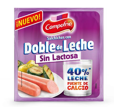 Salchicha doble leche sin lactosa Campofrío 140gr