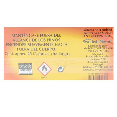 Fósforos Tres Estrellas pack 3 extralargos