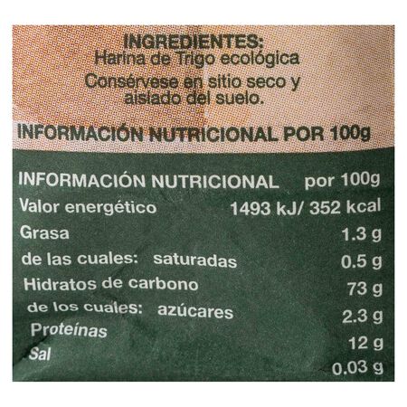 Harina de trigo ecológica Molino De Cerecinos 500g