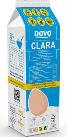 Claras de huevo Dovo 1kg