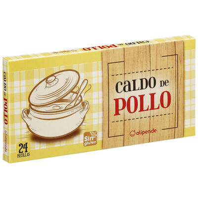 Pastillas de caldo de pollo Alipende 24 unidades