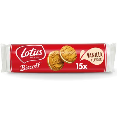 Galleta rellena biscoff Lotus 150g vainilla