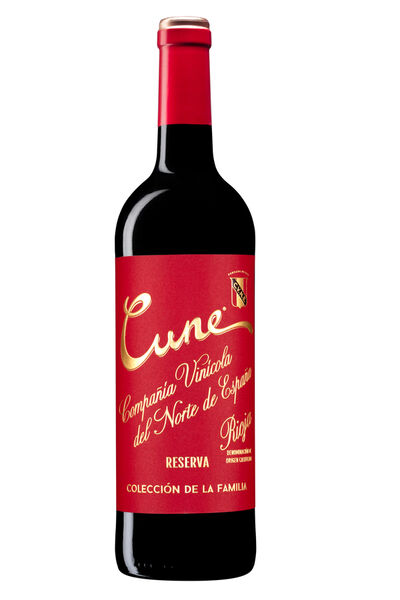 Vino tinto reserva DO Rioja colecci&oacute;n familia Cune 75cl