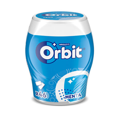 Chicles de menta Orbit bote 46 unidades