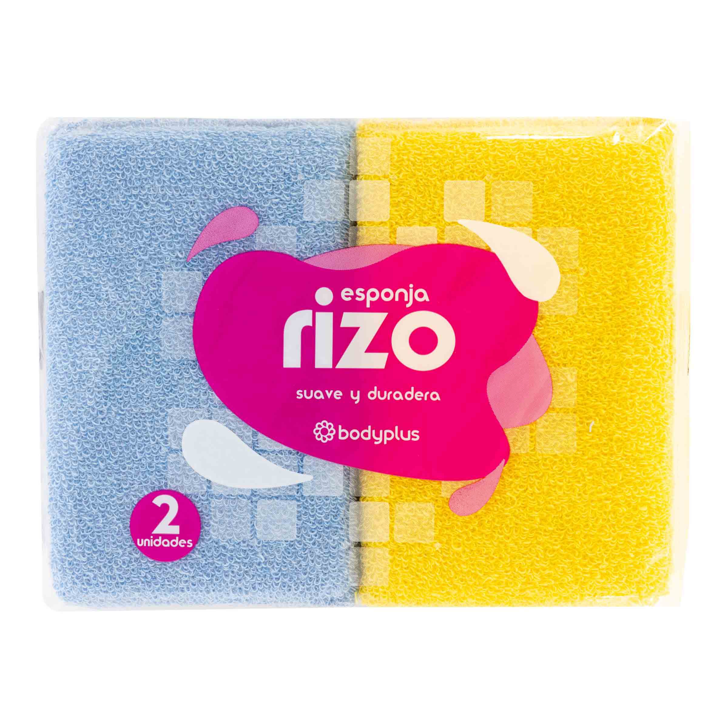 Esponja Bodyplus pack-2 rizo rectangular