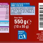 Discos Alipende 550g al cacao