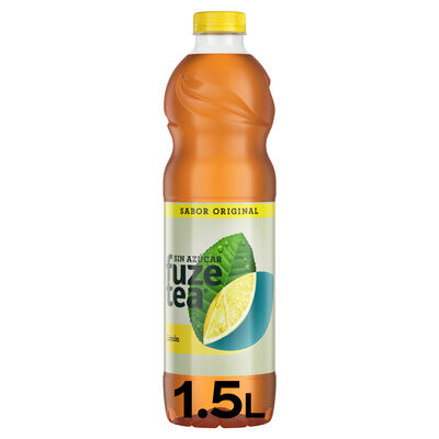 Refresco de té al limón sin azúcar Fuze Tea 1,5l