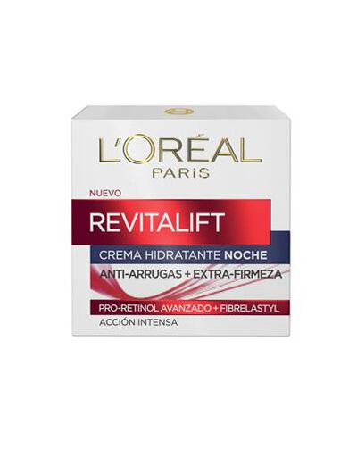 Crema facial de noche L'Or&eacute;al 50ml revitalift hidratante