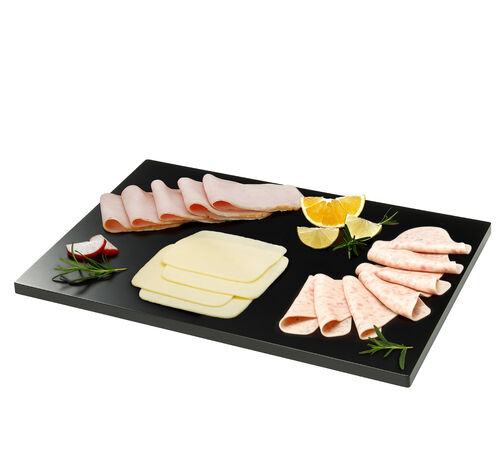 Lote: 250gr Pechuga de pavo +250gr Chopped Pavo +250gr Queso en barra