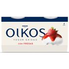 Yogur estilo griego Oikos pack 4 fresa