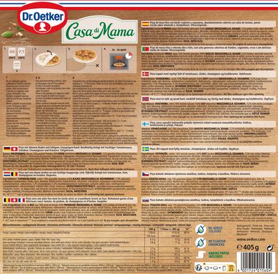 Pizza Casa di Mama Dr Oetker 405g prosciutto