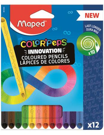 Lapices De Colores Maped 12 Unidades Color Peps