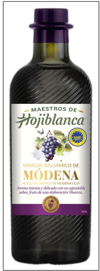 Vinagre balsámico de Módena Hojiblanca 250ml