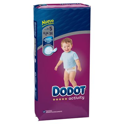 Pañales Dodot Activity talla 5 12-17kg 52uds