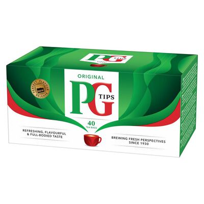 Té negro original PG Tips 40 unidades