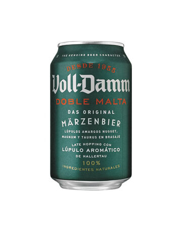 Cerveza tostada Voll Damm lata 33cl